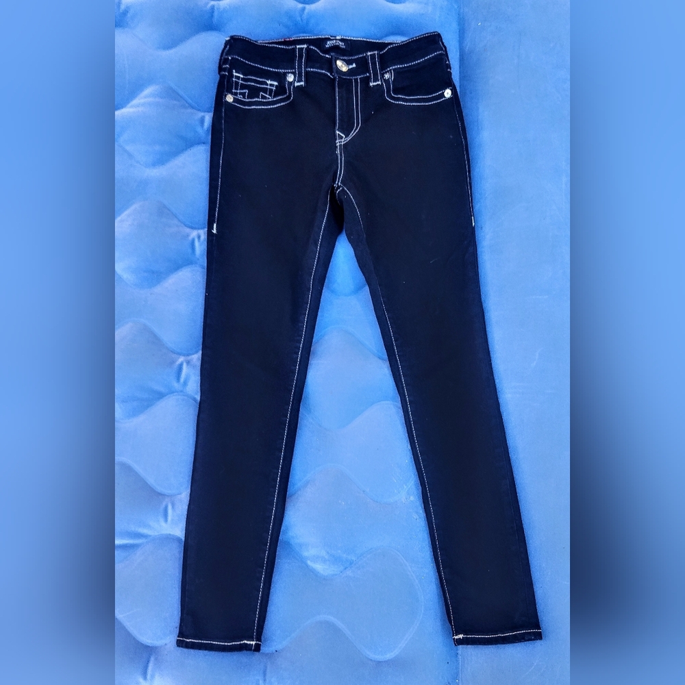 Black True Religion Women's Skinny Jeans